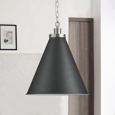 Luminaire suspendu conique à 1 lumière Massi