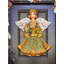 Décoration murale suspendue porte en bois figurine automne ange