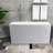 43.3'' x 27.5'' Soaking Acrylic Bathtub