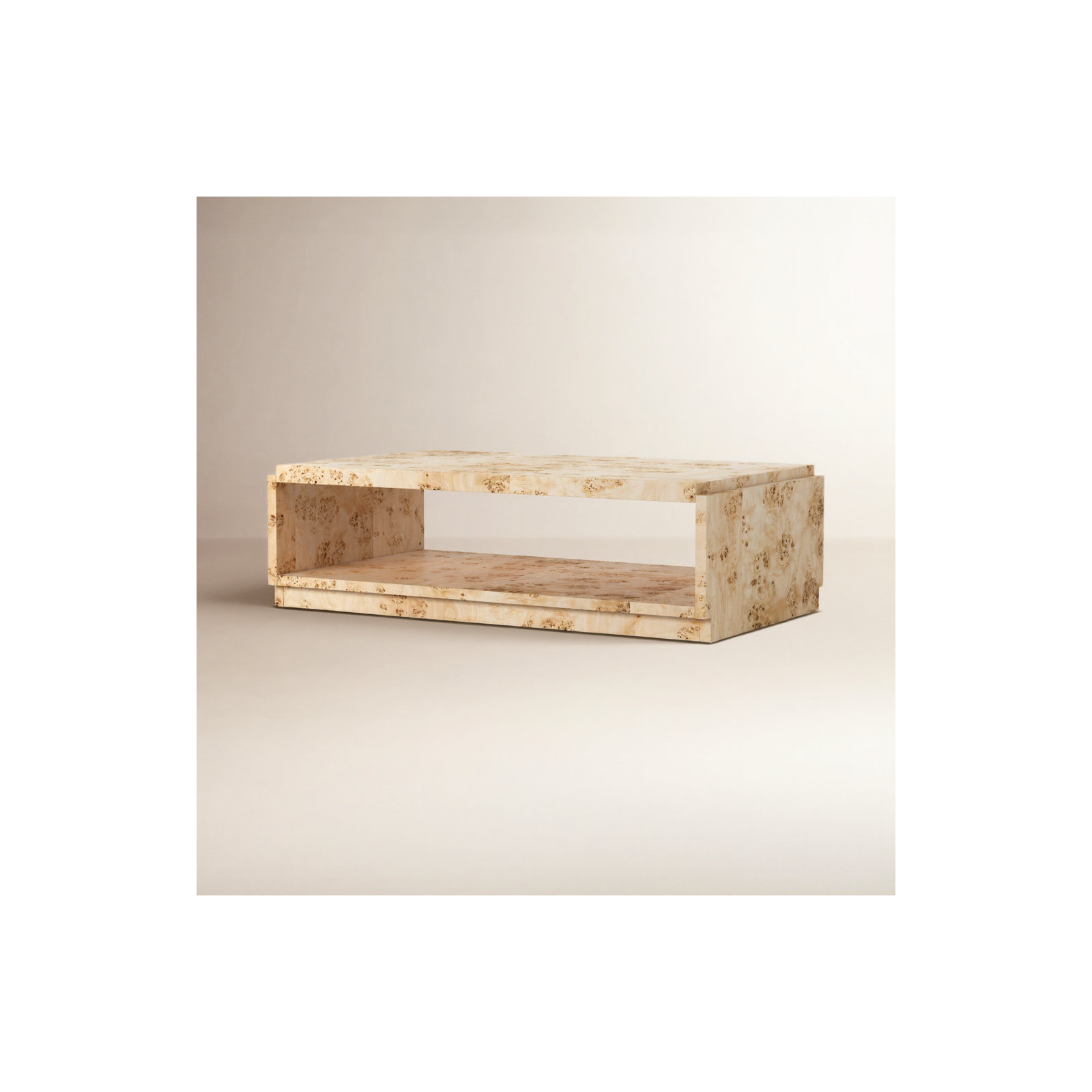 Kingston Single Coffee Table, Light Brown