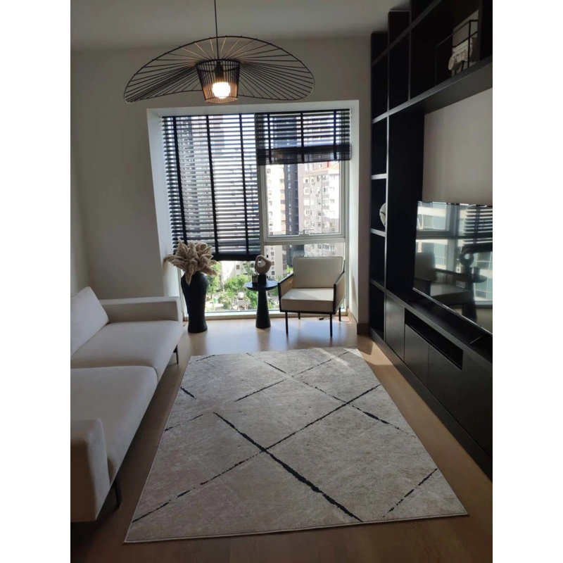 Tapis Masanao avec envers antidérapant, Rectangle 5 pi 3 po x 9 pi 10 po