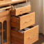 Buffet de rangement en cerisier multifonctionnel-129991271
