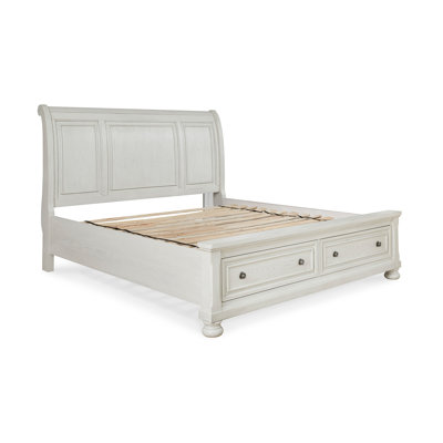 Geovana Sleigh Storage Bed