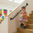 4' Black Iron Wall Handrail-123106860