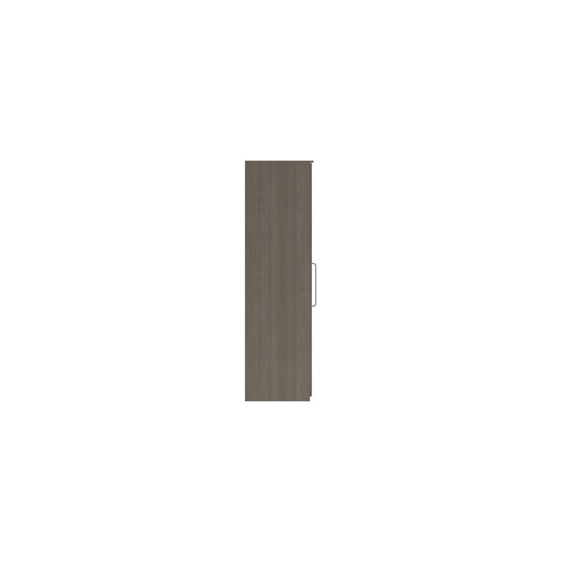 Bushnell 4 Door Manufactured Wood Wardrobe, Grey