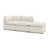Mélange de polyester blanc cassé Loppolo