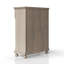 Commode 5 tiroirs gris antique