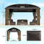 Outsunny 3 x 4m Hardtop Gazebo Aluminium Garden Pavilion-982450484
