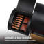 Royal Gourmet 28-inch Heavy Duty Charcoal Grill With Offset Smoker And Wooden Side Shelf, Black