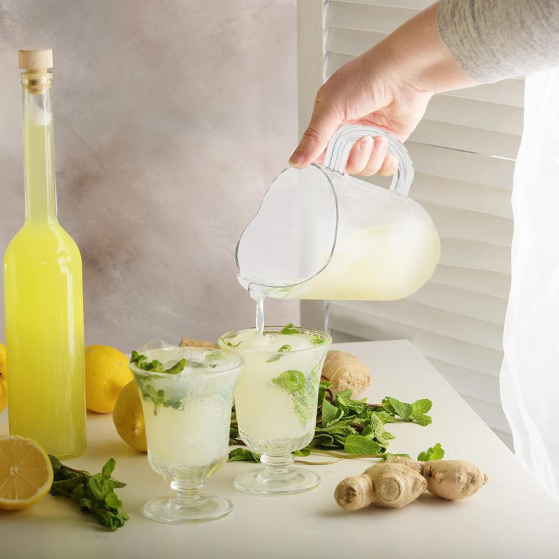 12 pichets en plastique transparent pichet restaurant pichet eau carafe servir lait thé jus boisson pour les parties récipient distributeur de bière jarclassic