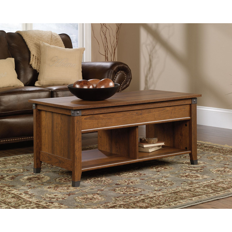 Table basse Carson Forge, Brun