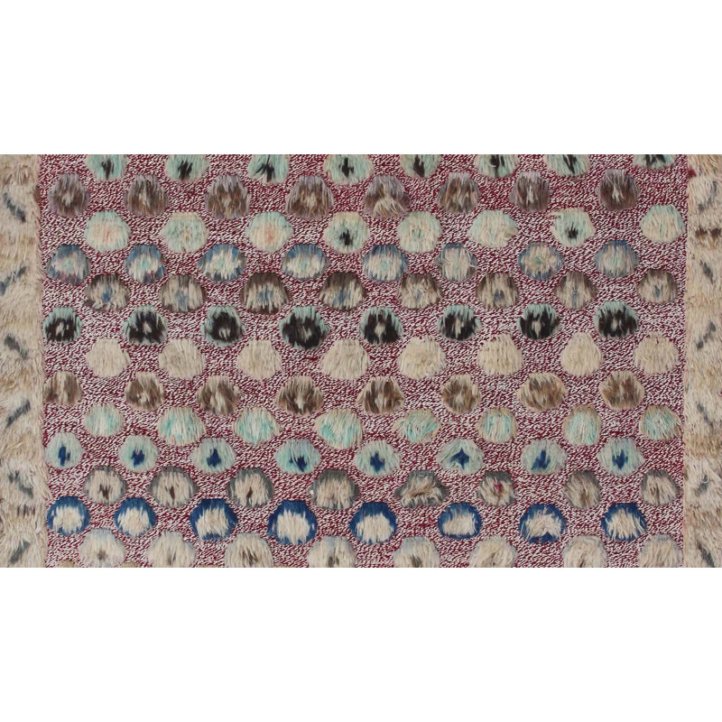 Geometric Hand Knotted 131cm X 184cm Area Rug