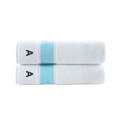 Brooks Brothers Ottoman Rolls 2 pcs Bath Sheets