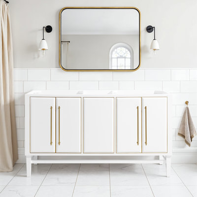 Ewen 60'' Double Bathroom Vanity Base Only