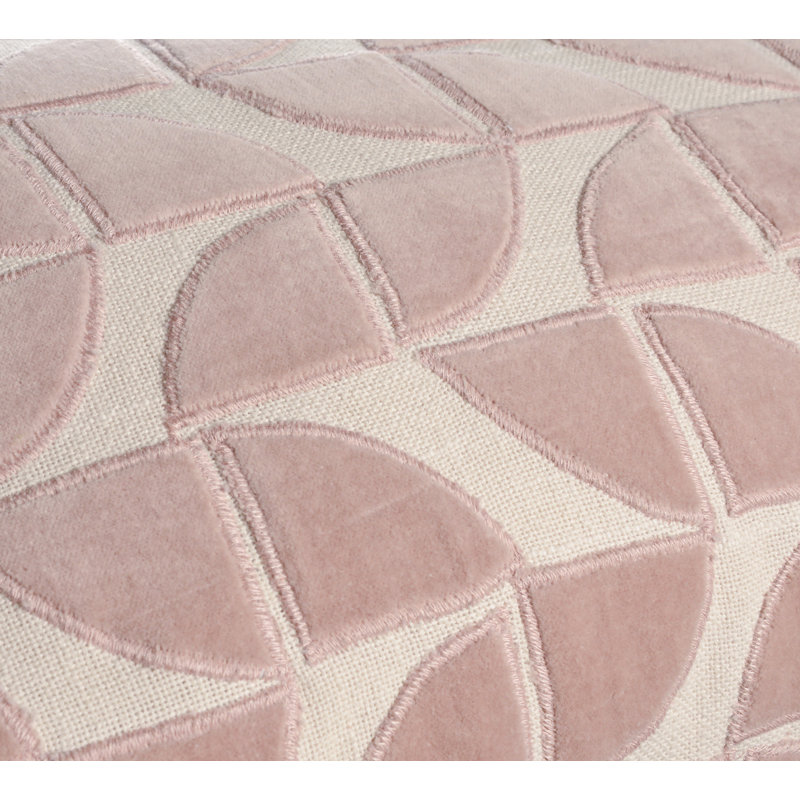 Coussin en coton, Rosé, Polyester