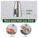 Single Handle Pull Down Kitchen Faucet with Touchless Sensor and Deck Plate