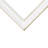 Jonia White/Gold Solid Wood Picture Frame - Set of 4 with Mat-2058048656