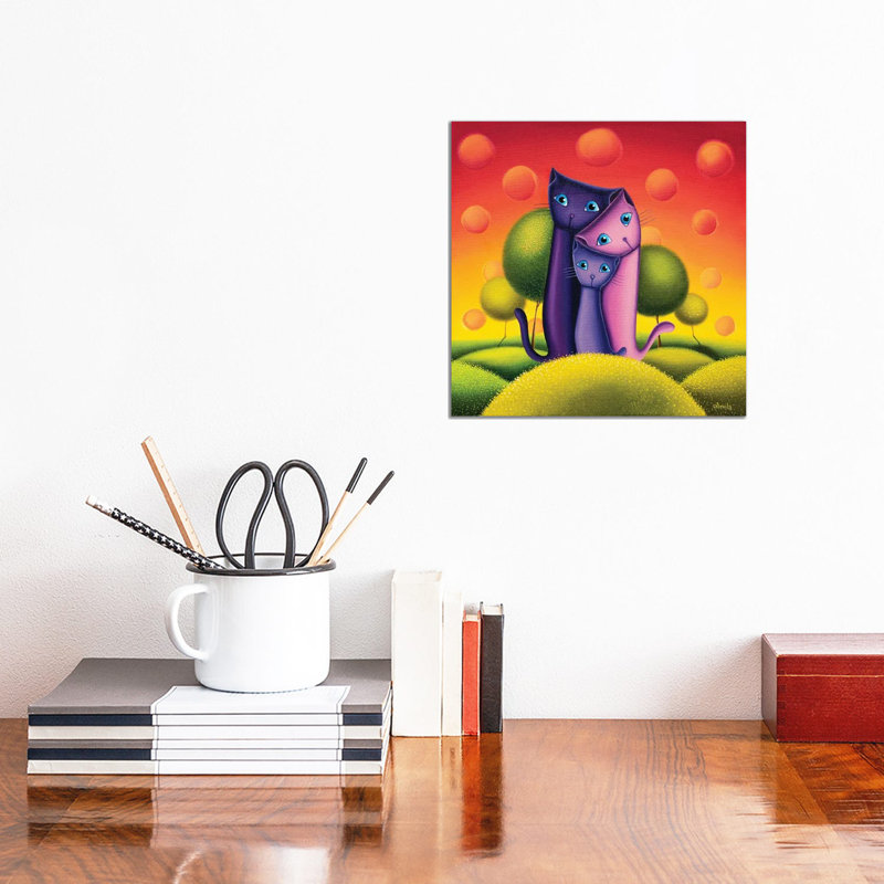 3 In 1 by Gabriela Elgaafary - Wrapped Canvas Painting, 30.48cm H x 30.48cm W x 1.905cm D
