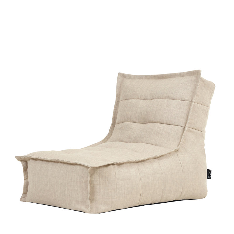 Bean Bag Bazaar Dolce Outdoor Lounger, Beige