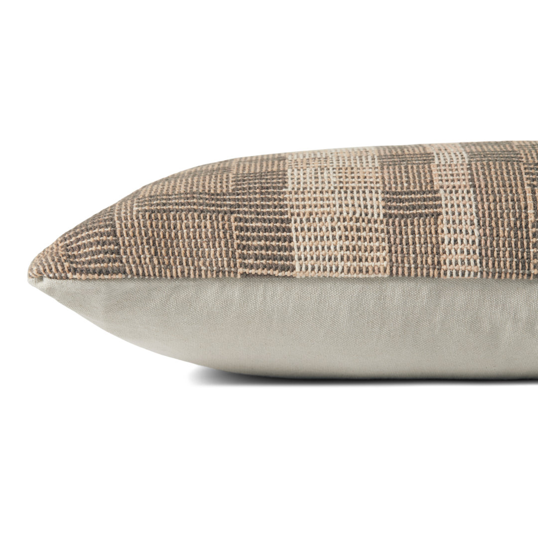 Amber Lewis x Loloi Bea Charcoal / Natural Pillow