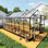 Porte de grange double en polycarbonate 2 évents Grower’s Haven