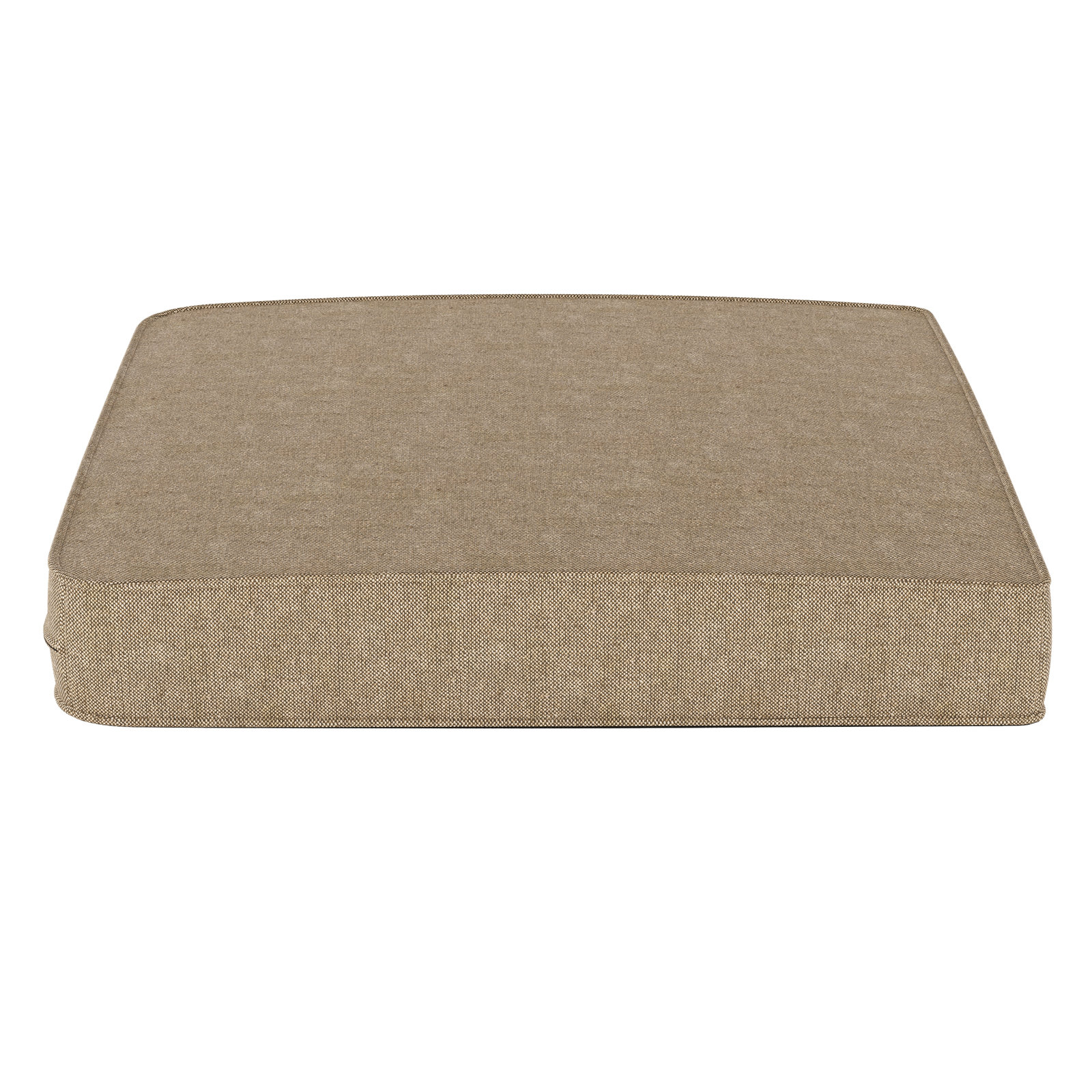 Amala Sunbrella® Outdoor Dining Seat Cushion, Sunbrella® Spectrum Mushroom