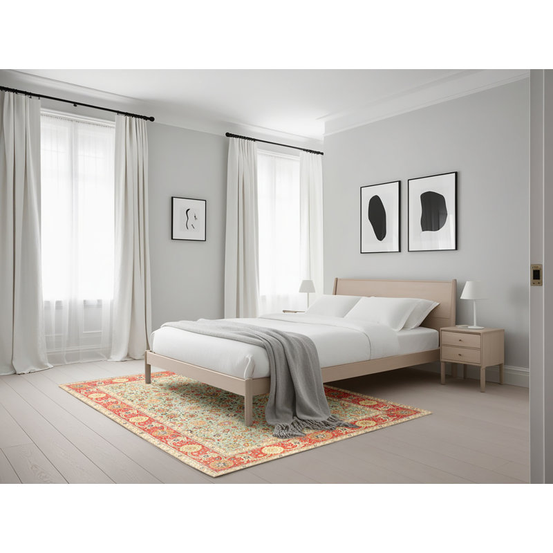 Performance Floral Indoor Rug, Rectangle 5' x 7'
