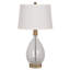Lampe de table 28 po, verre transparent-1473774088