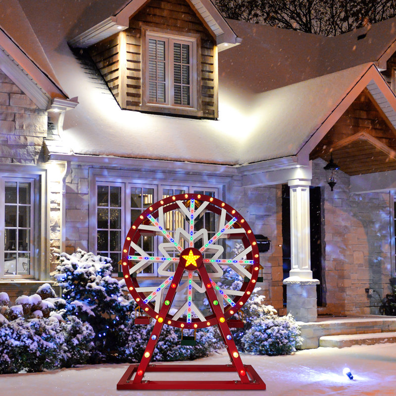 5.5 ft. Outdoor Animated Ferris Wheel