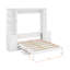 Grand lit escamotable avec bureau-401563253