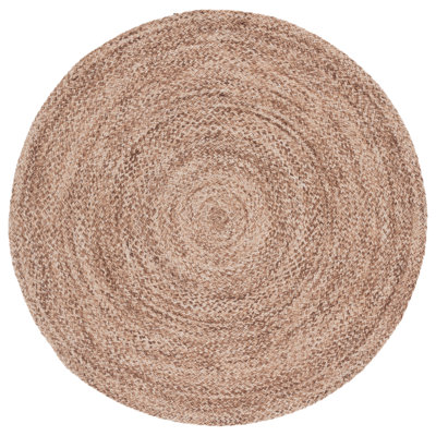 Braided Hand Woven No Pattern Indoor Rug