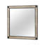 Noir vivant / miroir doré