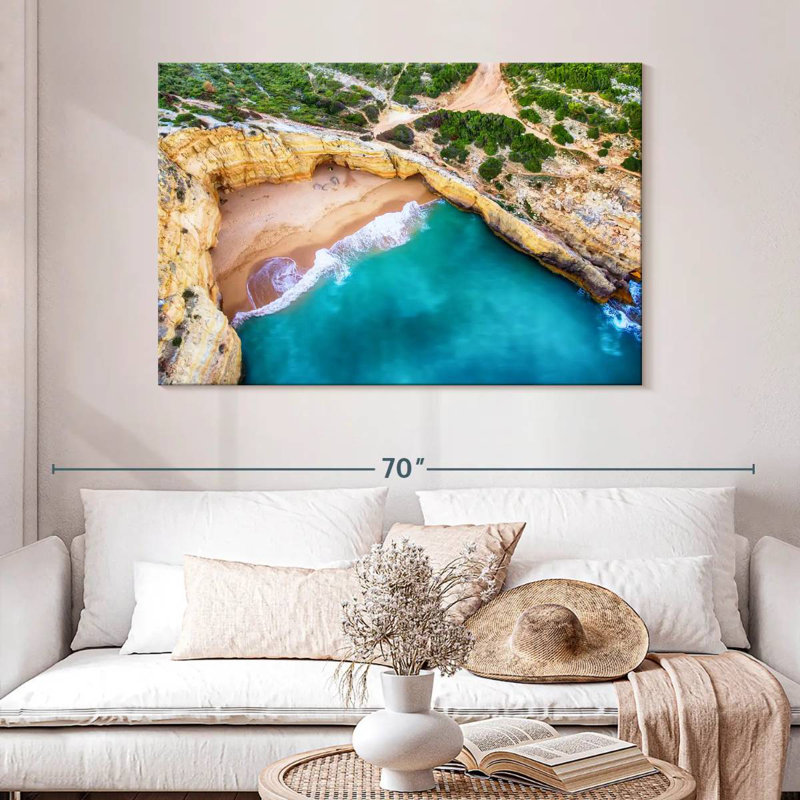Gillard, Algarve, côte du Portugal, H 32 po x l 48 po
