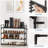 Slim Adjustable 4-Tier Metal Shoe Rack