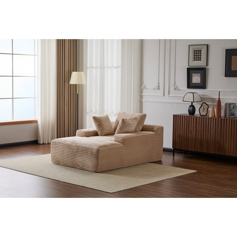 Méridienne surdimensionnée surdimensionnée Cozy Cloud Couch, Beige