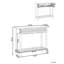 Taelan Console Table Taelan Light Brown