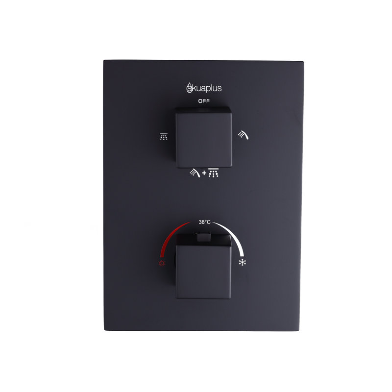 Shower Valve, Matte Black