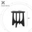Table basse noire en bois-563889168