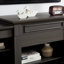 Console multimédia avec grande armoire de rangement, meuble télé multimédia moderne, l 65,75 po x P 17 po x H 32,48 po-604216072