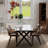 Modern Sintered Stone Top Dining Table Set