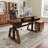 Rachele 63'' L-shaped Standing Desk with Riser-89949997
