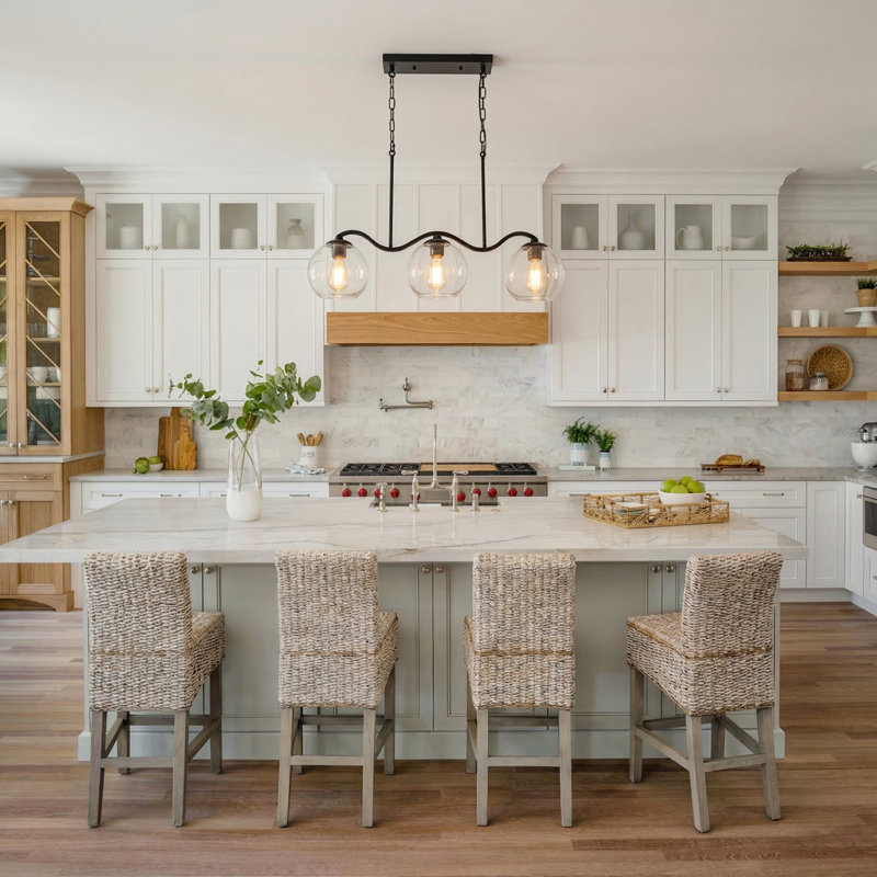 3-light Kitchen Island Pendant 
