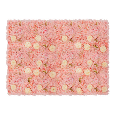 Panneaux floraux artificiels, panneaux muraux à fleurs pour paties d'anniversaire de mariage