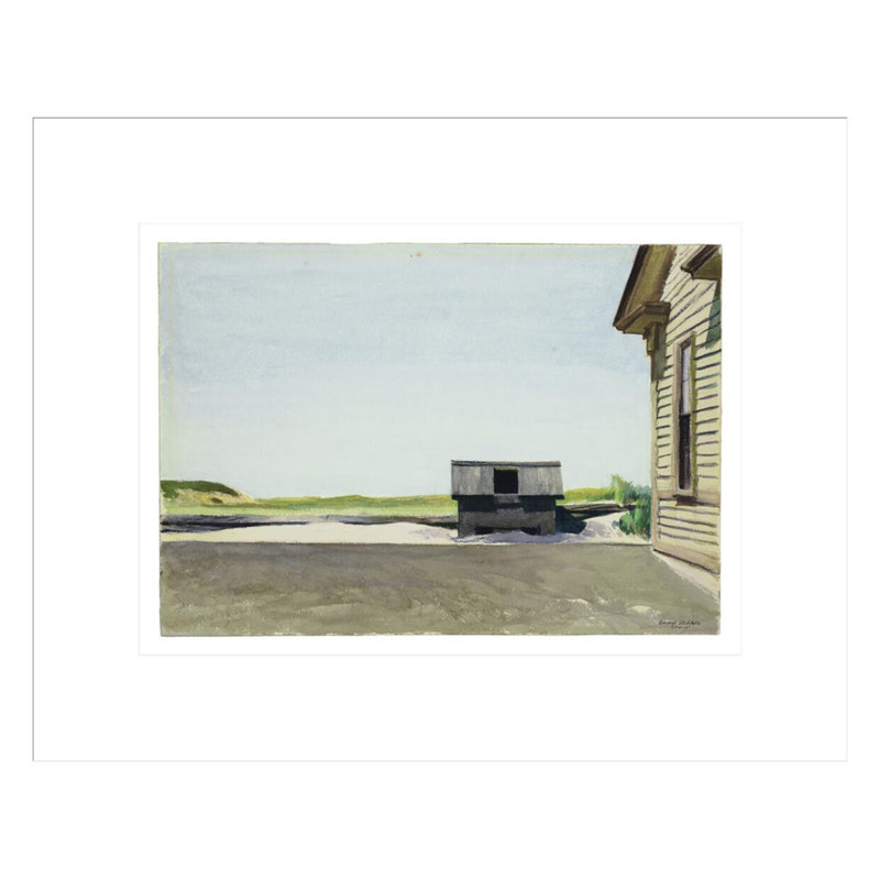 Boîte à charbon Truro Station par Edward Hopper, 13.49" H x 16.75" W