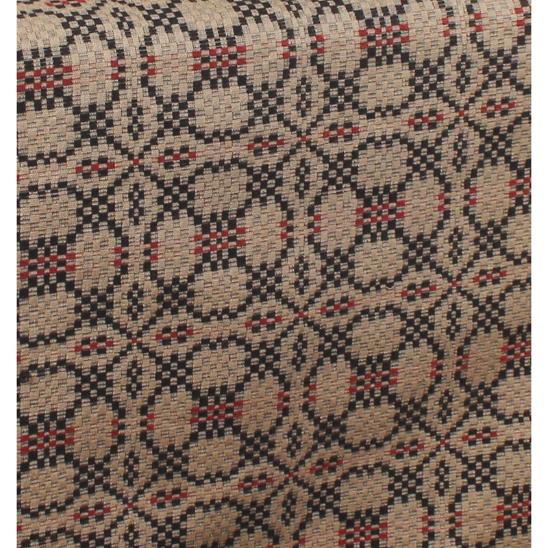 Chemin de table Koven, Noir, rouge, avoine