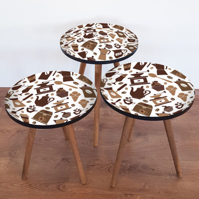 Tables gigognes 3 pieds Barbour