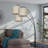 79'' Black Tree Floor Lamp Set