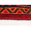 Tapis de couloir en laine noué à la main des années 1980 de conception unique 3 pi 11 po x 10 pi 6 po Tapis décoratif rouge