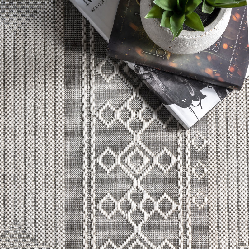 Southwestern Indoor / Outdoor Rug, Rectangle 4' x 6'