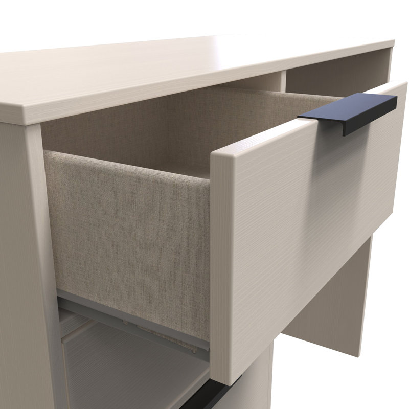 Turah 4 Drawer Vanity  (Ready Assembled), Kashmir Ash